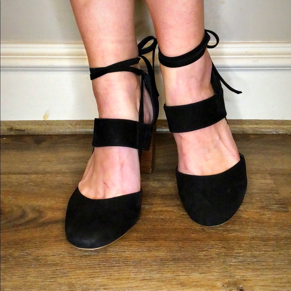 Sole Society Isabeli Heels, strappy, black, 8.5